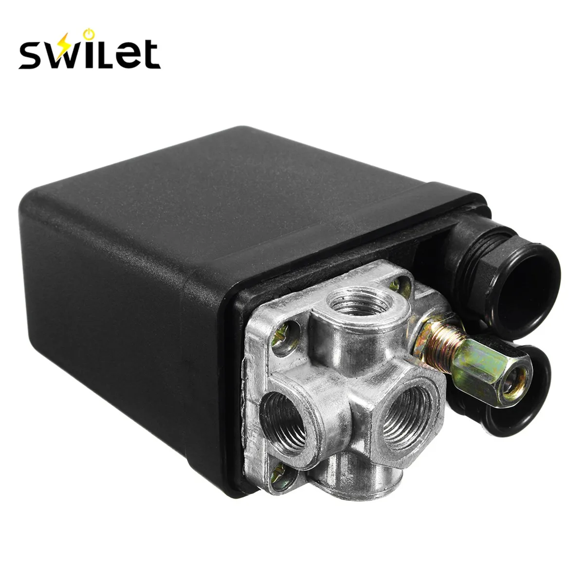

SWILET High Quality Heavy Duty Air Compressor Pressure Switch Control Valve 90 PSI-120 PSI 240V 20A Air Compressor Switch