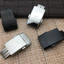 316L Топ толстый Нержавеющая сталь Пряжка для Breitling ремешок для часов 20 мм полировка двойной бабочка клик застежка ремешок для часов Инструменты Черный