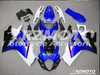 

ACE KITS New For Suzuki GSXR1000 K7 2007 2008 Injection ABS Plastic Motorcycle Fairing GSXR1000 K7 07 08 Blue White R35