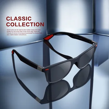 

Men Polarized Sunglasses Mens Brand Vintage Classic Square Driving Movement Sun Glasses Wowen Driver Goggle UV400 Eyeglasses