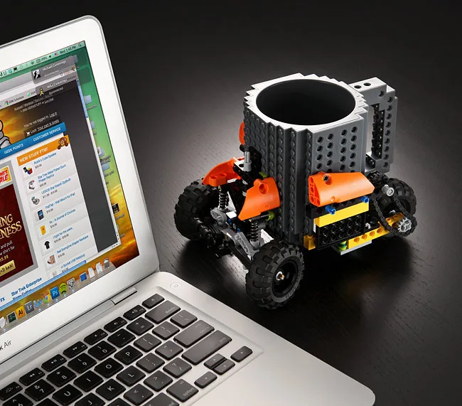 Lego Cup Build On кирпич лего кружка Тип строительные блоки кофейная чашка головоломка