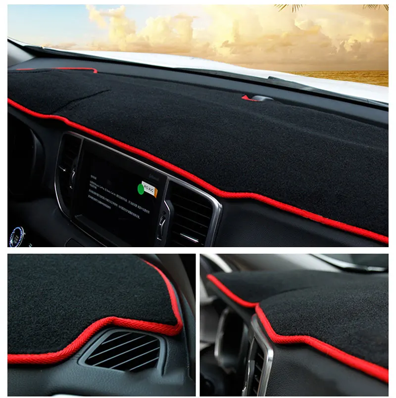 For LHD KIA Sportage QL 4th 2017 2016 Car Dashboard Mat Covers Mats Pad Auto Shade Cushion Interior Protector Carpet Accessories (8)