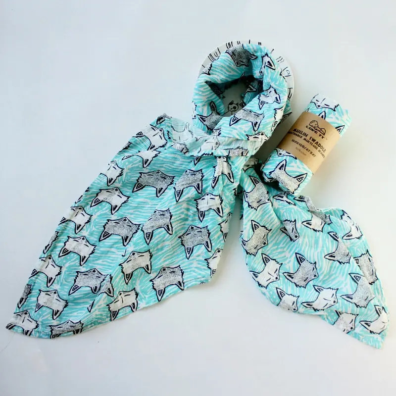 

115*115cm Muslin Cotton Newborn Baby Swaddle Wrap Multi-use Baby Blankets Infant Gauze Bath Towel Diaper Pad Sleepsack 3pcs/lot