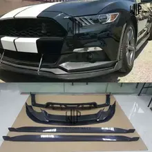 Высокое качество углеродного волокна переднего бампера для губ заднего бампера Диффузор для губ боковые юбки для Ford Mustang body kit 15-17