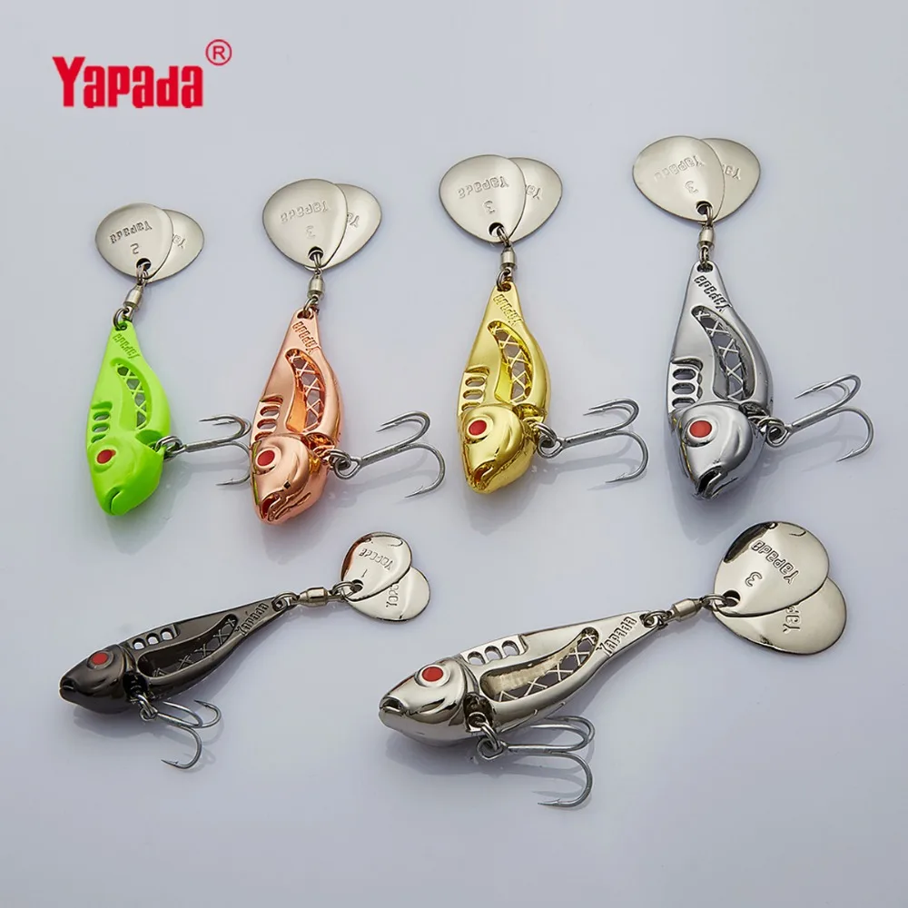 YAPADA VIB 303 الفضاء 10g/15g/20g/25g خطاف ثلاثي + الدورية الترتر 43 mm/49mm/53mm/60mm متعدد الألوان المعادن VIB الصيد السحر YAPADA VIB 303 الفضاء 10g/15g/20g/25g خطاف ثلاثي + الدورية الترتر 43 mm/49mm/53mm/60mm متعدد الألوان المعادن VIB الصيد السحر