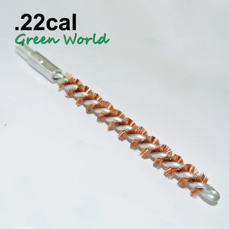 Green World 5 шт./лот. 22cal/5,56 мм фосфорная бронзовая щетка, щетка для чистки ружья, резьба 8-32