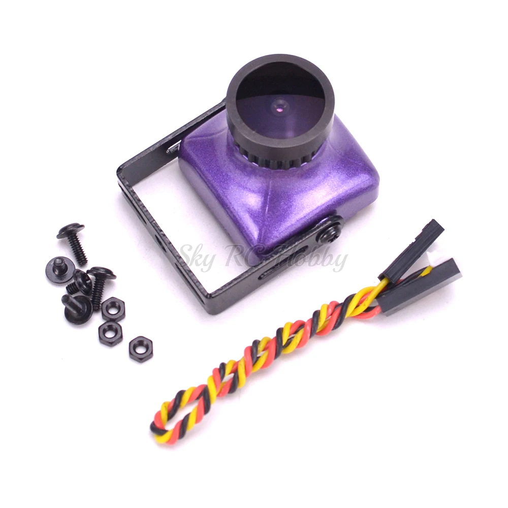 Новая мини камера SUPER HAD II CCD HD 1/2 7 &quot объектив 2 5 мм с OSD кнопкой PAL / NTSC фиолетового