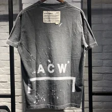 Melhor qualidade A-COLD-WALL acw camisetas masculinas femininas algodão solto acw topo camisetas casuais A-COLD-WALL acw