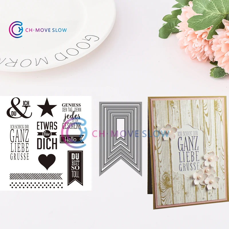 

2019 New Arrival CH Wimpeleien Metal Cutting Dies and stamps DIY Scrapbooking Card Stencil Paper Craft Handmade Card Tools