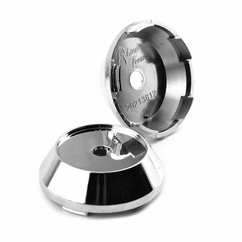 20 Pcs/lot 65mm Silver & Black Alloy Wheel Center Cap Bases Holders