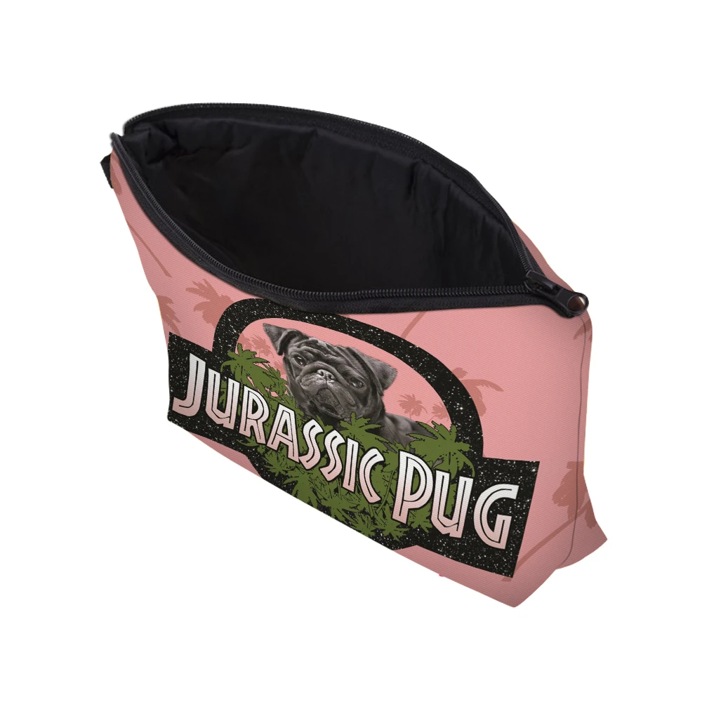 Gabwe 3D печать сумка для макияжа чехол pug Life розовые милые косметичка для путешествий Чехол Портативный гигиеническая Косметика сумка дорожная сумка-Органайзер сумка