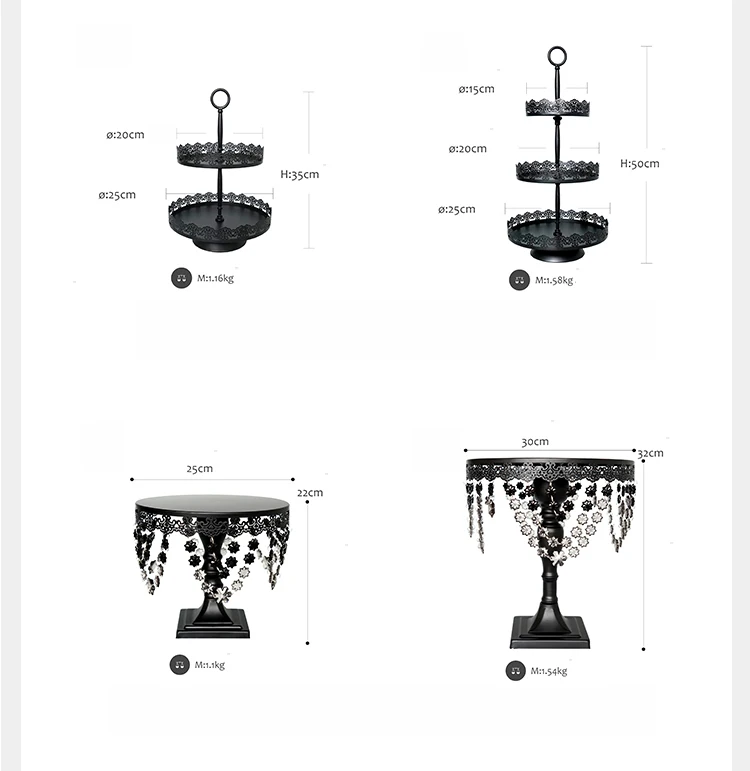 1 шт Черная подставка для торта и поднос для кексов с кружевным краем Инструменты для торта украшение дома десертный стол вечерние поставщики для хранения