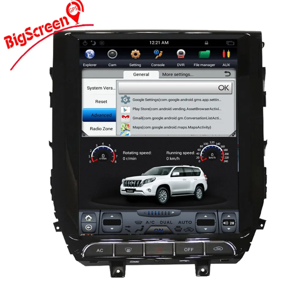 

12.1" Android 6.0 RAM 2GB ROM 32/64GB Car DVD Player GPS Navi For TOYOTA LAND CRUISER LC200 2016-2018 Radio Recoder Stereo unit