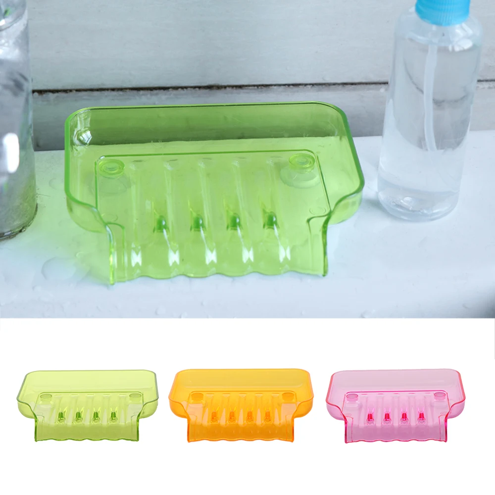 Buy 1PC Useful Plastic Soap Holder with Drain Bathroom