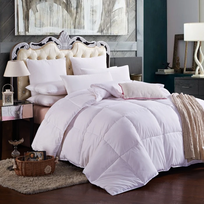 Buy high quality cotton fabric white winter twin size