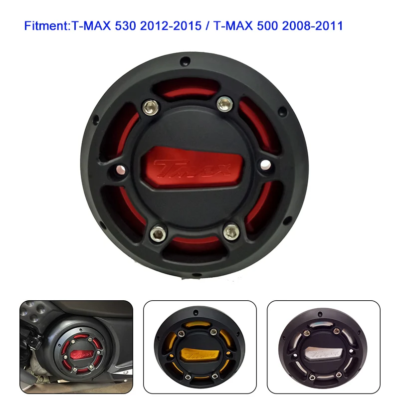 Motorcycle TMAX 530 500 CNC Engine Stator Protective Cover Protector Guard For Yamaha T-max 530 2012-2015 TMAX 500 2008-2011 New (1)