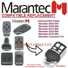 10 шт. MARANTEC команда 131 D302 D304 D313 D323 D321 запасной пульт дистанционного управления подходящий 868 МГц
