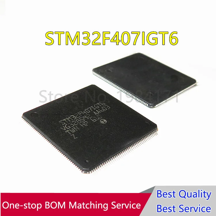 

10pcs STM32F407IGT6 STM32F407IG STM32F407 LQFP176 New