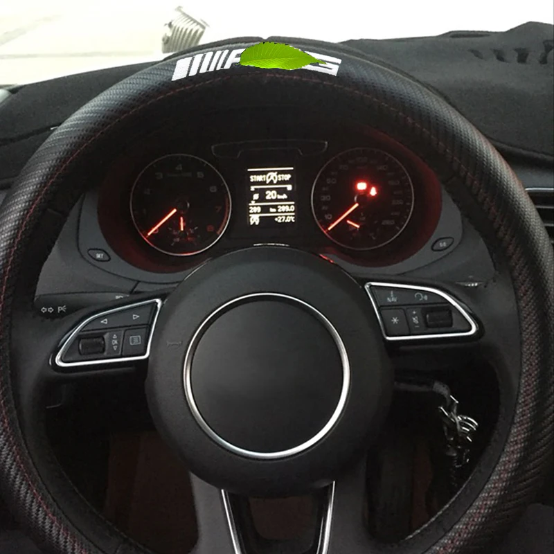 Кожаная прошитая вручную модель Mercedes Benz AMG W202 CLA W212 W220 W205 W201 A Class GLA s c class 38 см|Чехлы