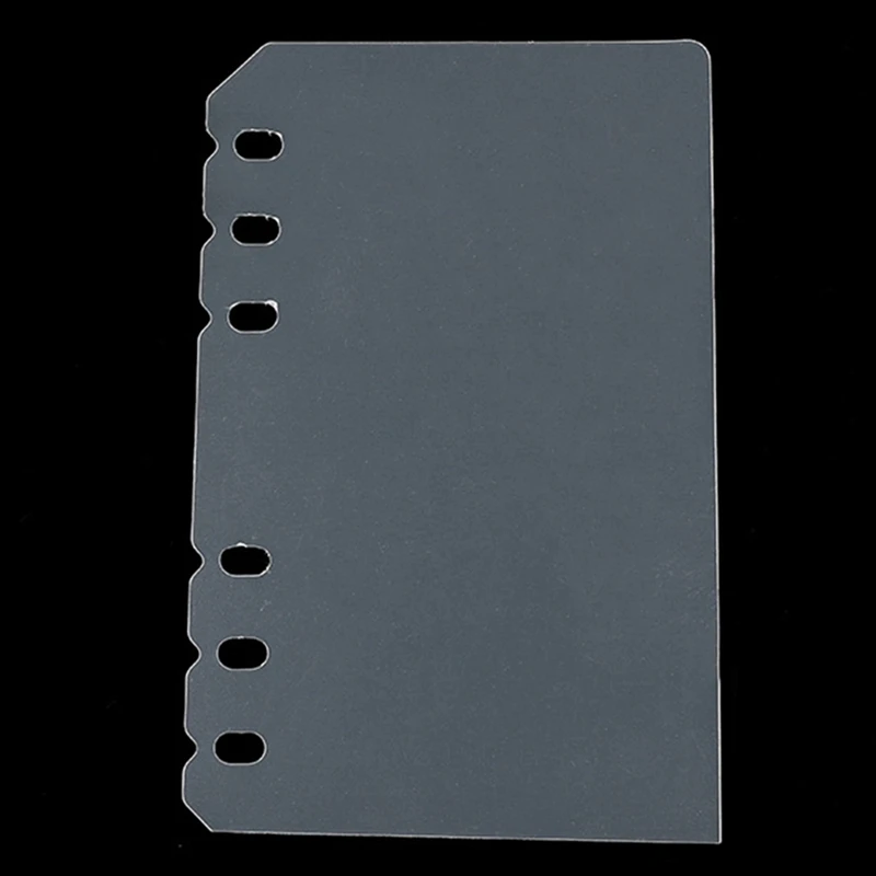 1 шт. A5 A6 PP матовые страницы планировщика разделительная пластина Diario Binder Planner