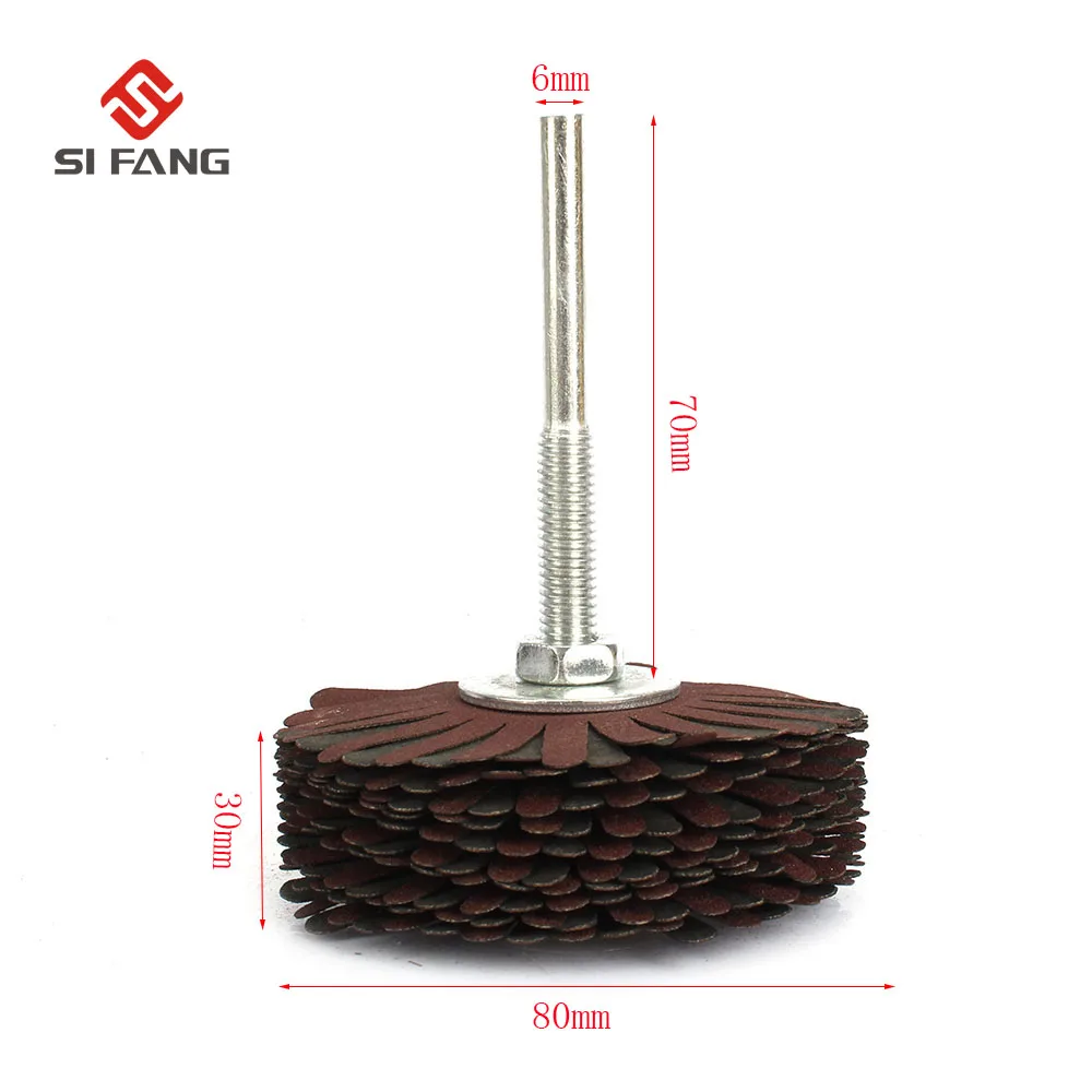 80*6 мм вал монтируется шлифовальная ткань проволока шлифовальный круг радиальная полировальная щетка для дерева неправильной отделки поверхности