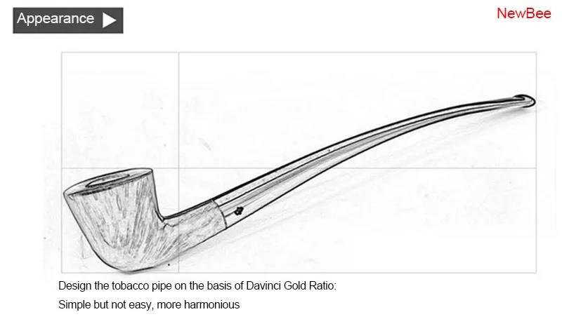 4 imported briar wood pipes handmade long stem pipes for reading flavored tobacco pipes