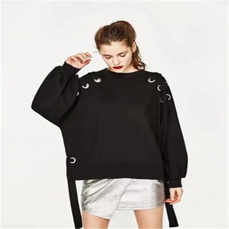 2018 New Fashion Boyfriend Oversized Loose Black Pullovers Hoodies Women Batwing Sleeve Lace Up Harajuku Sweatshirt Bts Top D433 2018 New Fashion Boyfriend Oversized Loose Black Pullovers Hoodies Women Batwing Sleeve Lace Up Harajuku Sweatshirt Bts Top D433