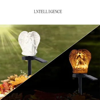 

LED Garden Light Solar Night Light Solar Angel Shape Lawn Light