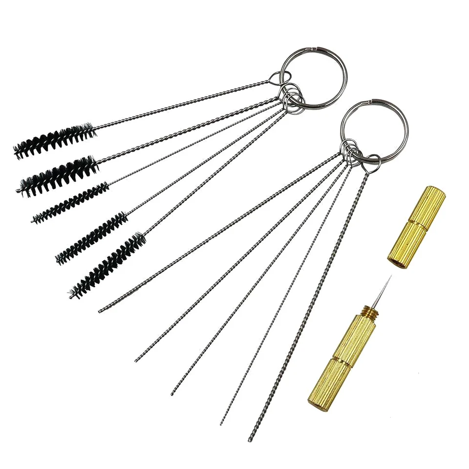 Practical Airbrush Spray Gun Nozzle Cleaning Brush Repair Tool Needle Set Practical Airbrush Spray Gun Nozzle Cleaning Brush Repair Tool Needle Set
