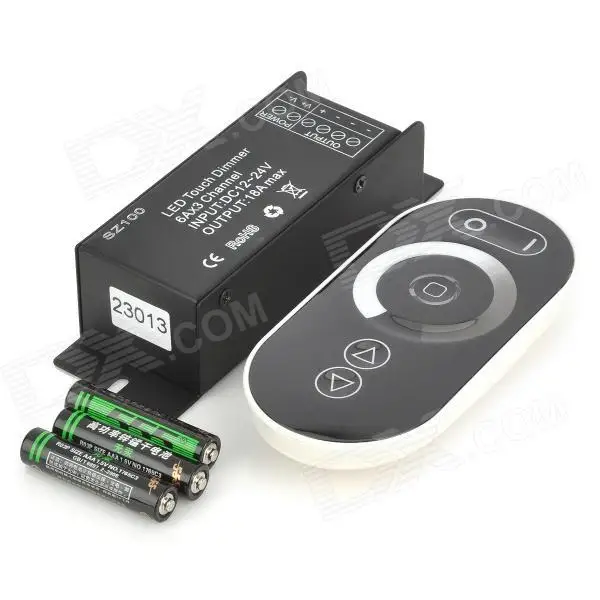 

3-CH LED Touch Dimmer Switch Controller Receiver for LED Light Stripe (12V~24V)Free Shipping