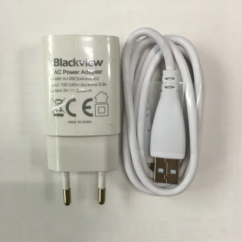 AVY для оригинального Blackview BV5500 A30 A10 A7 EU разъем для зарядного устройства Micro USB кабель для мобильного телефона A20 Plus - Тип штекера: Charger with Cable