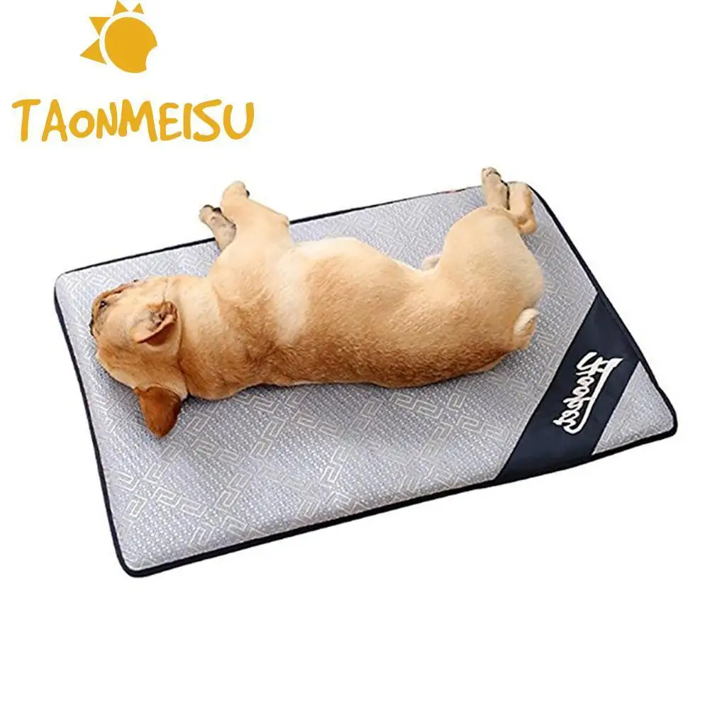 

Dog mat Pet Summer Cool Mat Mattress Cooling Mat for Teddy Small Medium Large-sized Dog Bed Nest Mat Pet House 2018 New arrival