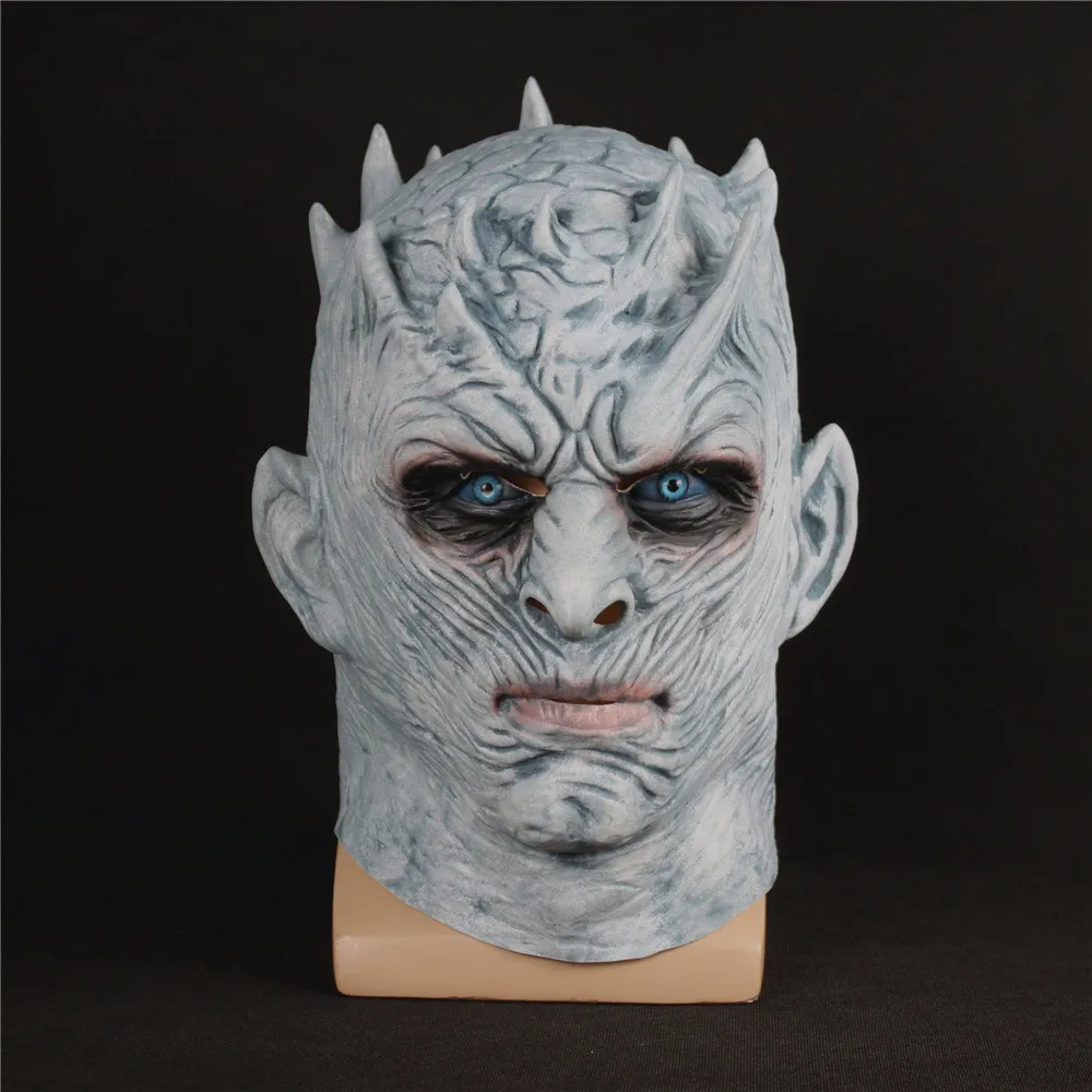 

Game Of Thrones Season 7 Cosplay Night's King Mask Horror Walker Face NIGHT RE Zombie Latex Mask Halloween Party Cosplay Prop