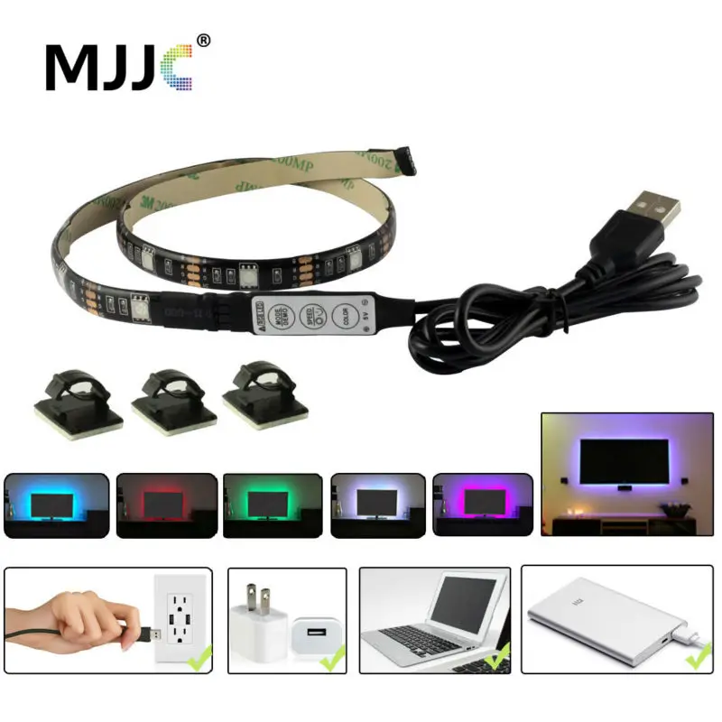 подсветка для компьютера светодиодная лента usb led телевизор Подсветка 5 В