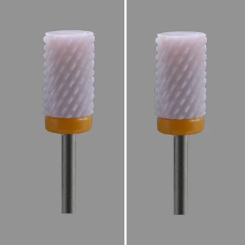 

Pink -4PCS-Ceramic Nail Drill Bit - Large Barrel Bit -2079.066