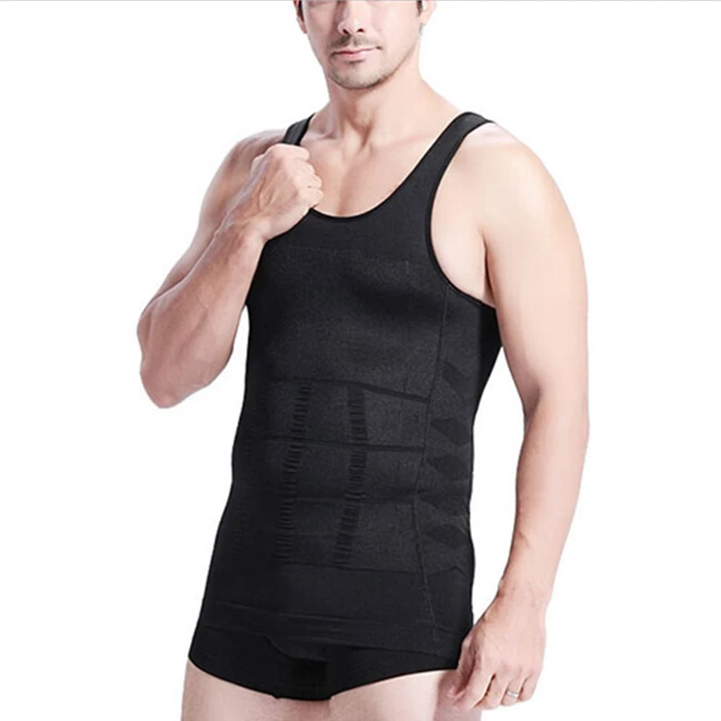 

Men's Slimming Products Body Shaper Waist Cincher Corset Men Shaper Vest Body Slimming Tummy Belly Waist Slim Body Loose Weight