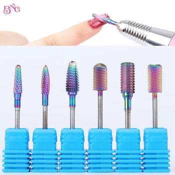 

Nail Drill Bits 3/32" Tungsten Carbide Burrs Manicure Bits Drill Accessories Milling Cutter Nail Art Tools 2.35mm 6 Type