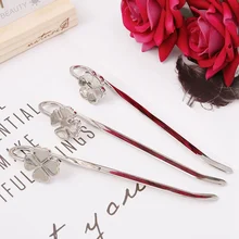 Держатель школьные принадлежности Закладка Эсколар бумага нежный цветок металлическая, для книги закладки