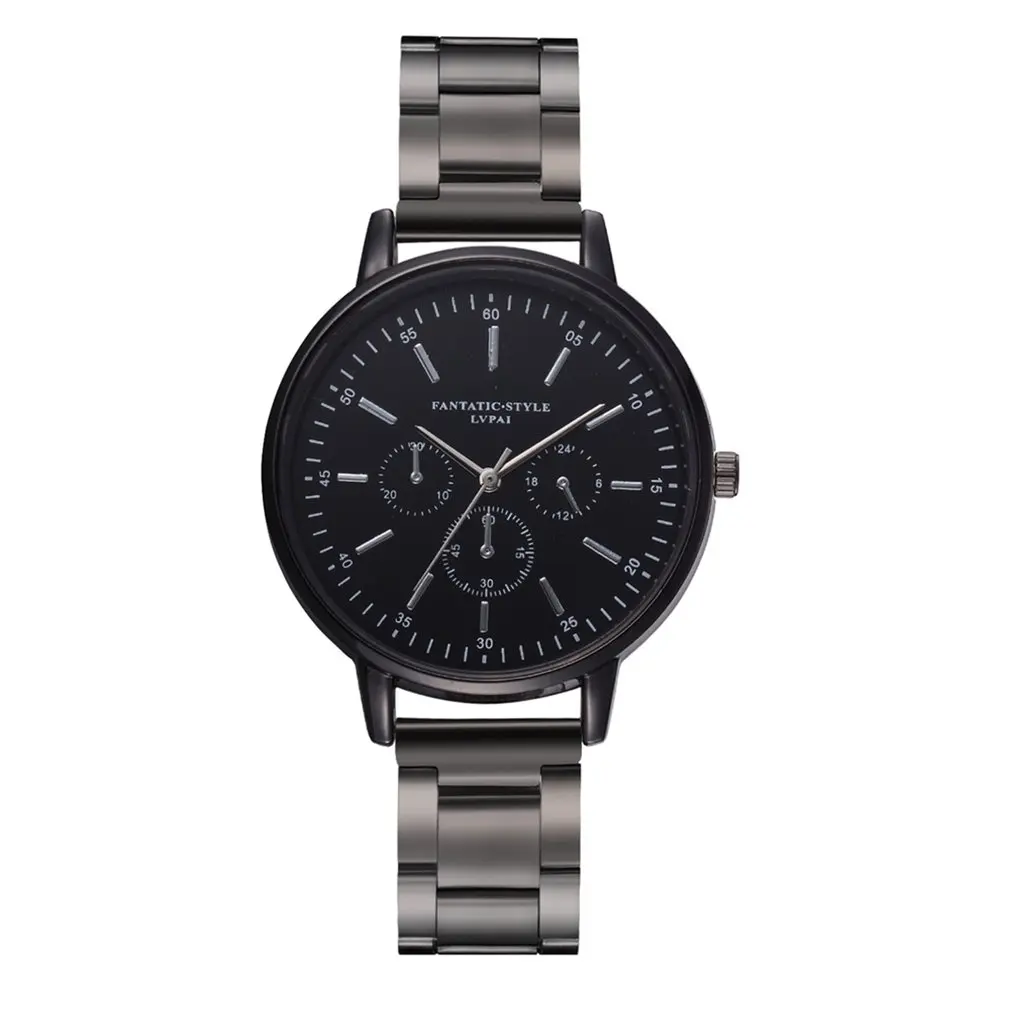 

Lvpai Trendy Design Fashion Men Woman Multifunctional Stainless Steel Watch Business Quartz Wrist Watch