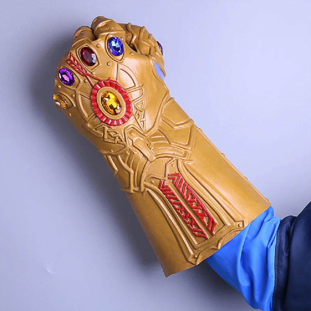 The Avengers Thanos Infinity Gauntlet Cosplay Gloves Prop Halloween Hard Latex Avengers Infinity War Mask (2)