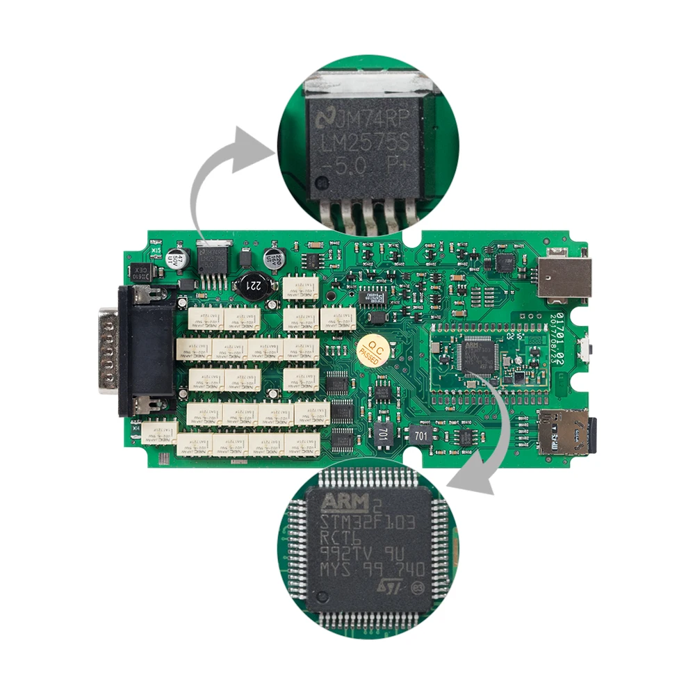 Высокое качество Multidiag Pro + Bluetooth сканер VCI для автомобиля/грузовика с одной