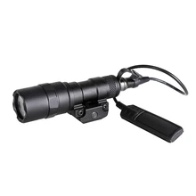 Спина Оптика Тактический M300 мини-Скаут свет наружный винтовка охотничий фонарик 400 люмен оружие свет светодиодный налобный фонарь два цвета