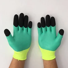 Антистатические Нескользящие водостойкий износостойкий механический сварочный строительный латексный перчатки защитные рабочие перчатки Promot