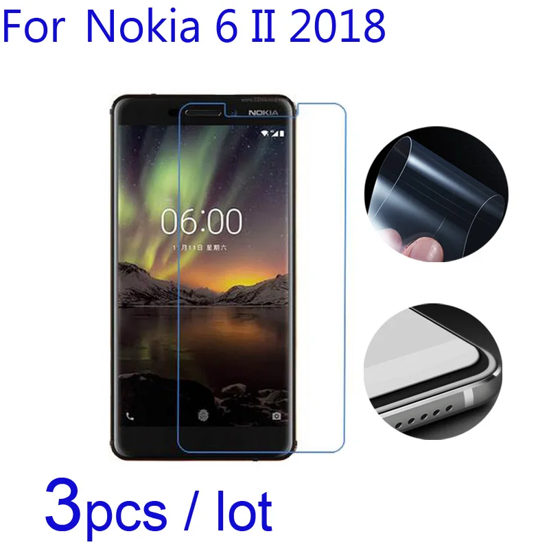 

3pcs Soft Screen Protectors For Nokia 1/7 Plus 7+ Clear/Matte/Nano Anti-Explosion Protective Film For Nokia 6 II 2018 (not Full)