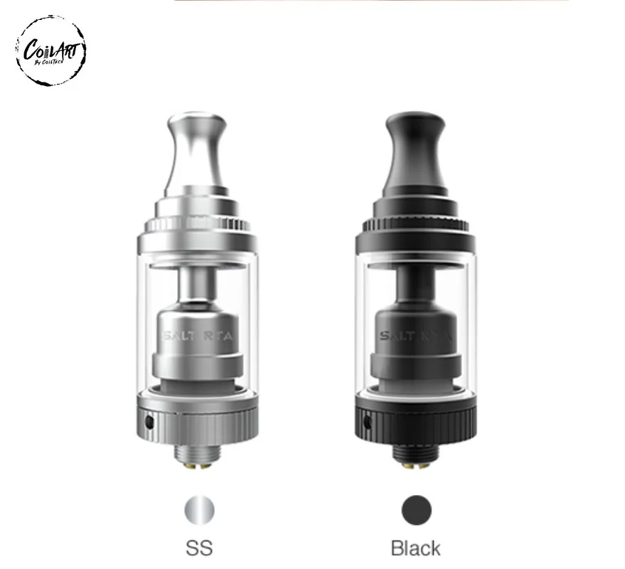 

Original CoilART SALT RTA 3.5ml / 2ml Rebuildable Atomzier Tank 7 Level Adjustable Airflow & Easy Top Refill E-cig Tank Atomizer