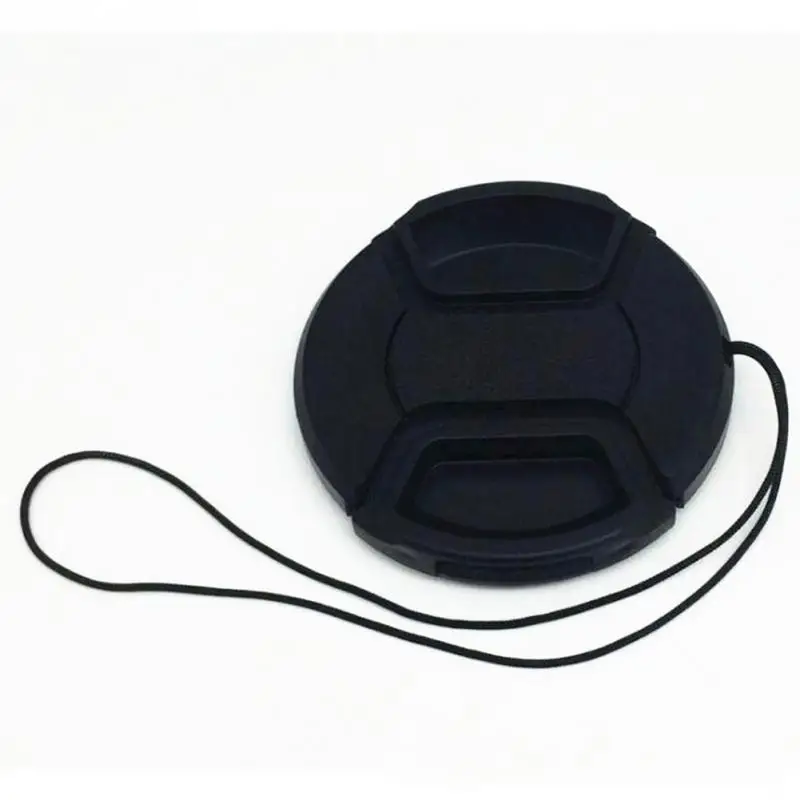 Portable Universal Lens Cover With String Cap Camera Lens Durable For