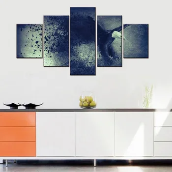 

5 Panels Wall Art Painting Bald Eagle In Flight To Pictures Prints On Canvas Animal The Picture Decor Oil For Home Decor