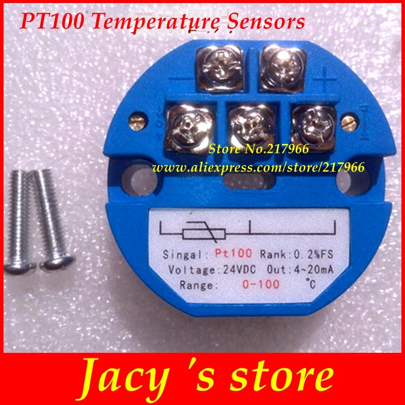 

RTD pt100 temperature transmitter sensor module Thermal resistance 4-20mA 250 350 -100-500 -50-200 -200-200 degree pt1000 CU50