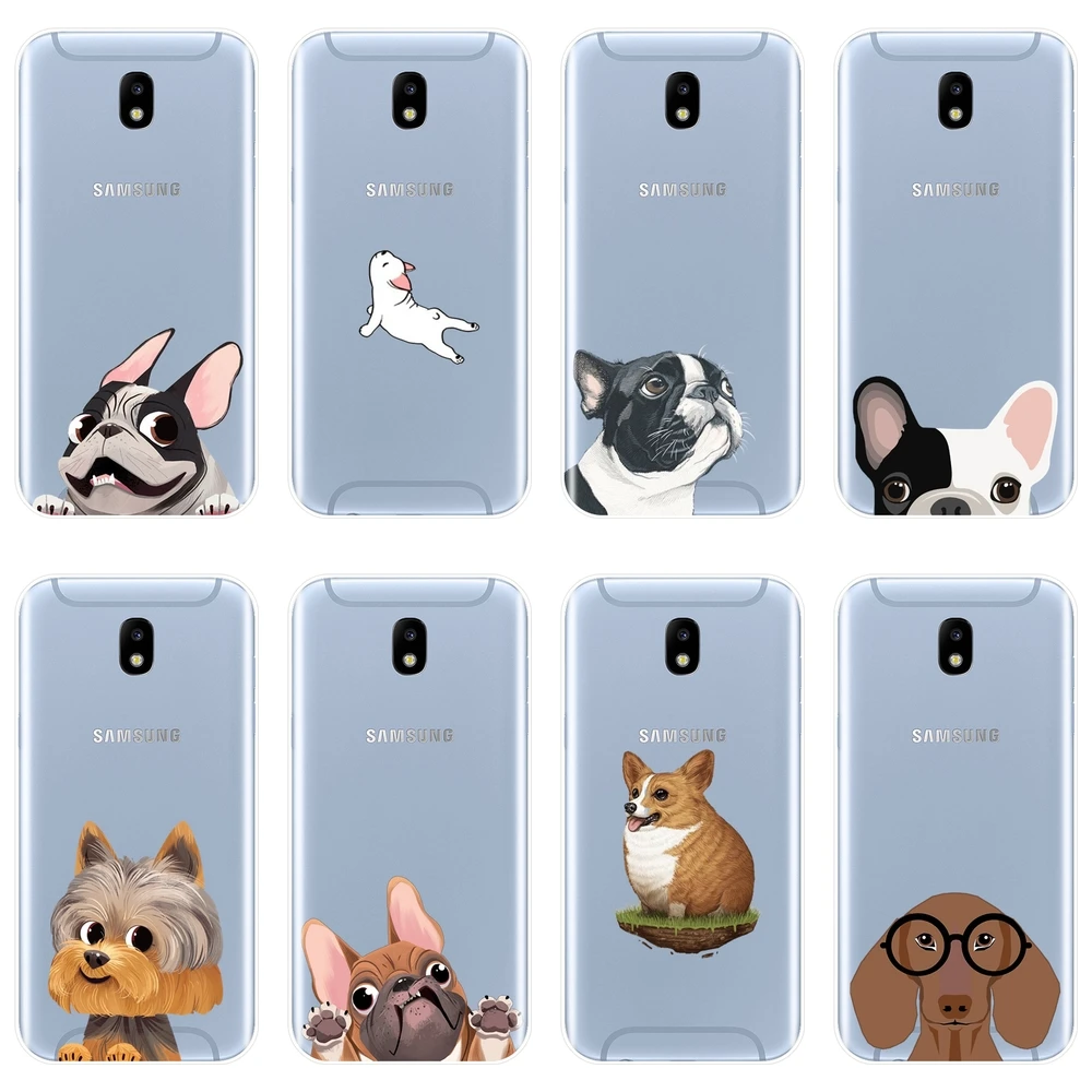 

Soft Silicone Phone Case For Samsung Galaxy J4 J6 J8 Plus Pug Dog Back Cover For Samsung J3 J5 J7 2015 2016 2017 J2 J5 J7 Prime