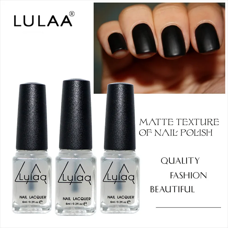 Lulaa New Gel Frosted 6ml Nail Polish Magic Super Matte Transpa Lulaa New Gel Frosted 6ml Nail Polish Magic Super Matte Transpa Nails Art Surface Oil High Quality Made In From Beauty